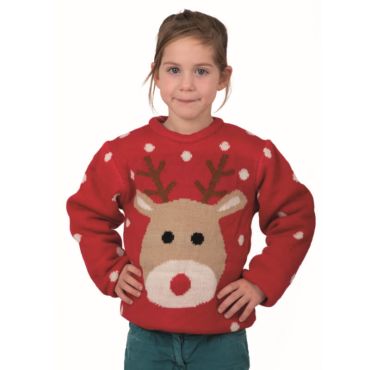 pull de noël pour enfant avec renne | jourdefete.com