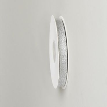 Ruban 9mm - Argenté pailleté