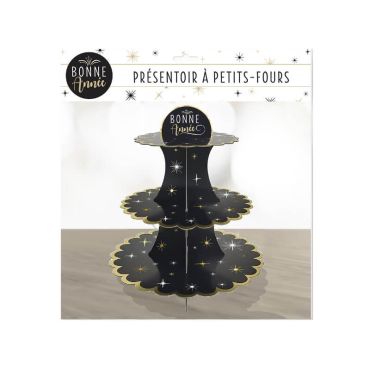 Présentoir à petits fours - Bonne Année