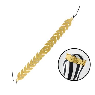 Couronne de laurier romaine dorée pour déguisement antique | jourdefete.com