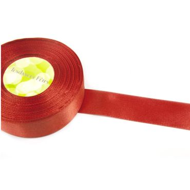 Ruban en Satin 25 mm - Rouge