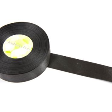 Ruban en Satin 25 mm - Noir