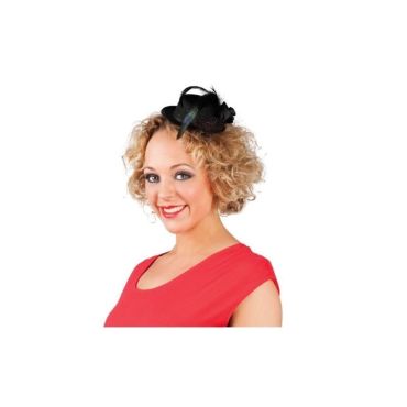 Chapeau Charleston sur Pince Noir