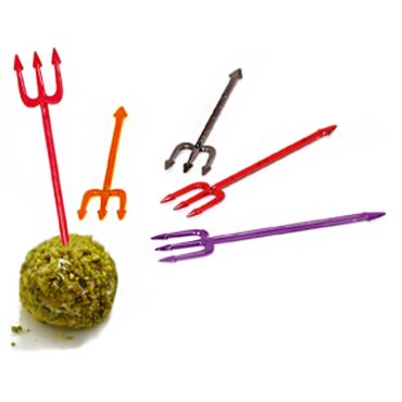 20 Piques Trident pour Apéritif - 4 Coloris 