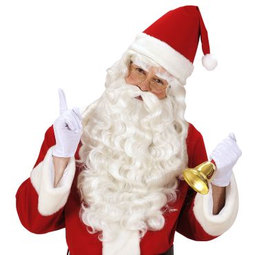 Perruque, Barbe et Moustache du Père Noël Luxe