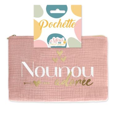 Sac Pochette - Nounou Adorée | jourdefete.com