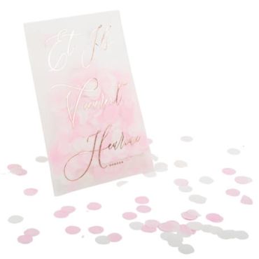 Sachet de confettis rose gold pour mariage | jourdefete.com