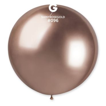 1 ballon shiny 80 cm rose gold | jourdefete.com