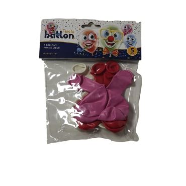 5 ballons cœur | jourdefete.com