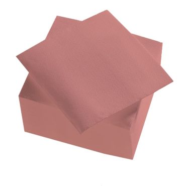 Un superbe lot de 50 serviettes cocktail de couleur rose pétale pour vos événements | jourdefete.com