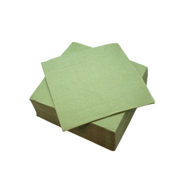 Craquez pour ce lot de serviettes de couleur vert olive / sauge, à mettre lors de votre événement | jourdefete.com