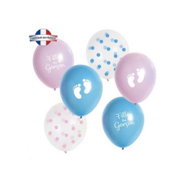 ballons-latex-fille-garcon-baby-shower | jourdefete.com