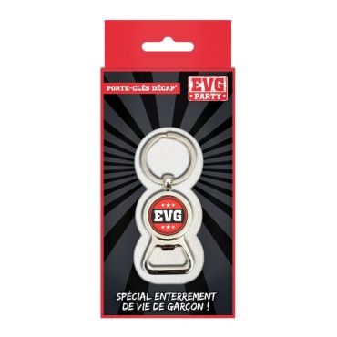 Porte-clé décapsuleur "EVG" | jourdefete.com Porte-clé décapsuleur "EVG" | jourdefete.com