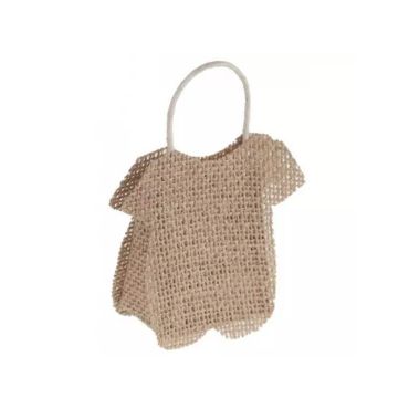 Lot de 4 pochettes en jute - Salopette | jourdefete.com