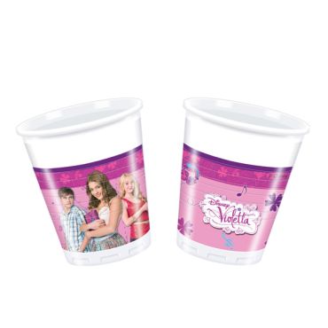 Lot de 8 gobelets Violetta Disney®