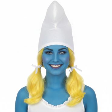 Bonnet Schtroumpf blanc en feutrine pour déguisement | jourdefete.com Bonnet Schtroumpf blanc en feutrine pour déguisement | jourdefete.com