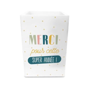 Un joli pot à crayons pour l'enseignant de votre enfant | jourdefete.com