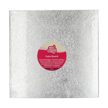 Une semelle à gâteau argentée pour votre fête | jourdefete.com