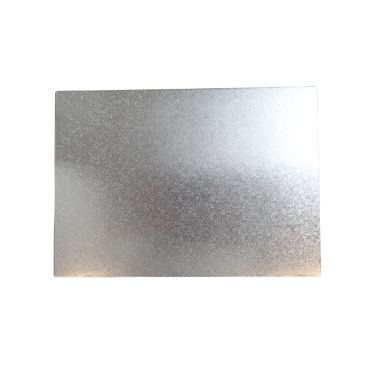 Cake board rectangulaire argent 35x25 cm pour présentation de gâteaux | jourdefete.com