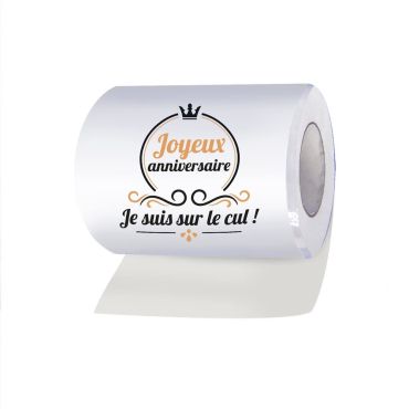 Papier Toilette Joyeux Anniversaire avec message humoristique | jourdefete.com Papier Toilette Joyeux Anniversaire avec message humoristique | jourdefete.com