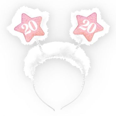 serre-tête anniversaire 20 ans femme | jourdefete.com