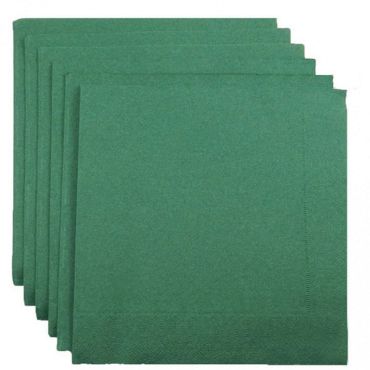 100 Serviettes Ouate de Cellulose - Vert Sapin