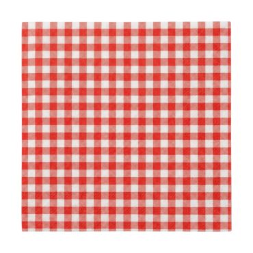 Serviettes en papier jetable carrées avec motifs vichy rouge et blanc pour décoration de fête champêtre | jourdefete.com Serviettes en papier jetable carrées avec motifs vichy rouge et blanc pour décoration de fête champêtre | jourdefete.com
