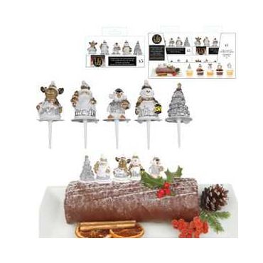 décoration de noël pour gâteau | jourdefete.com