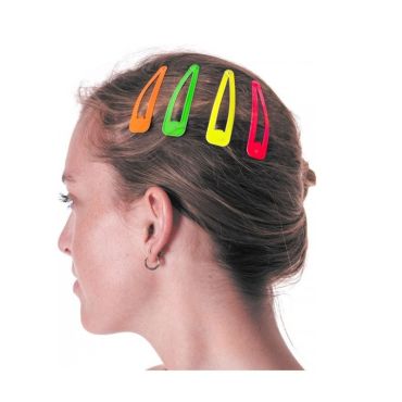 4 Barrettes à Cheveux Colorées
