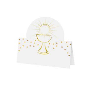 Set de 6 marque place calice pour communion | jourdefete.com