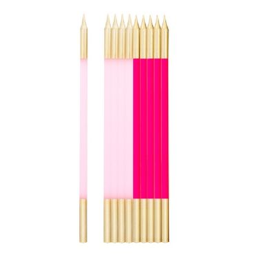 bougies-fuschia-rose-or-so-chic|jourdefete.com