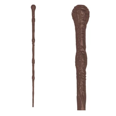 Baguette magique 34 cm en résine avec détails sculptés | jourdefete.com