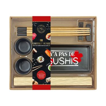 Coffret Sushi – Kit de fabrication de sushi avec accessoires japonais | jourdefete.com