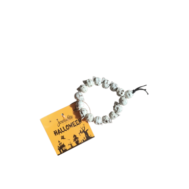 Bracelet de têtes de mort pour Halloween | jourdefete.com
