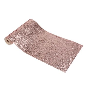 Chemin de table tout en paillettes au choix rose gold, rouge ou or | jourdefete.com