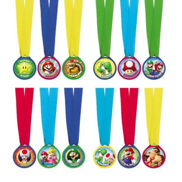 medailles-super-mario-nintendo | jourdefete.com