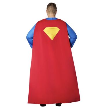 Cape Superman adulte officielle DC Comics rouge avec logo jaune | jourdefete.com