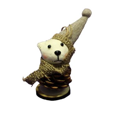 suspension de noël personnage pommes de pin modèle aléatoire | jourdefete.com