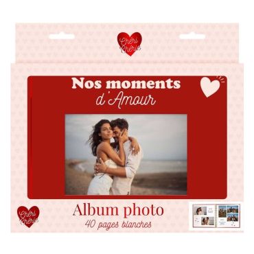 Un splendide album photo de 40 pages blanches à offrir lors de la Saint-Valentin | jourdefete.com