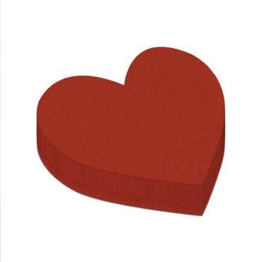 Bloc-notes en forme de cœur | jourdefete.com