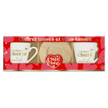Coffret duo tasses Saint-Valentin | jourdefete.com