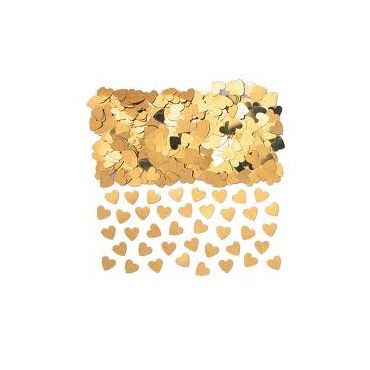 Confettis de Table coeurs - Or
