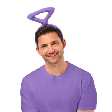 Serre-tête Tinky Winky Teletubbies violet déguisement | jourdefete.com