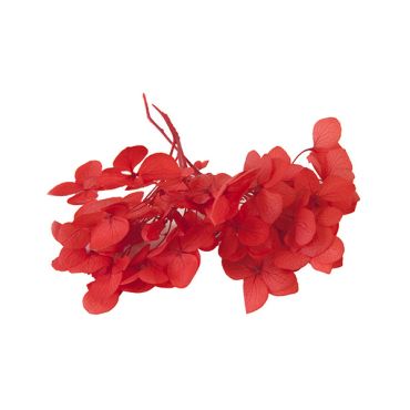 Petites fleurs séchées rouges sur tige, déco florale bohème | jourdefete.com