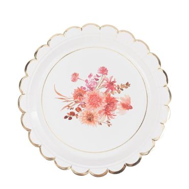 De magnifiques assiettes en terracotta, framboise et or avec la collection Time to Disco | jourdefete.com