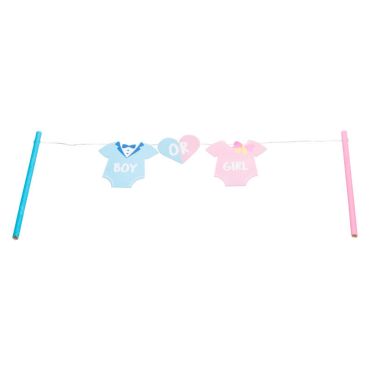 Top Gâteau - Boy or Girl - 27 x 15 cm | jourdefete.com