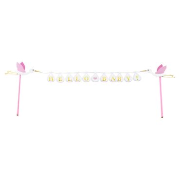 Top Gâteau - Hello Baby - 27 x 16 cm | jourdefete.com