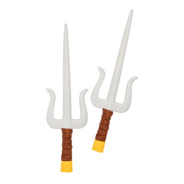 Set de deux saï Tortues Ninja en plastique pour déguisement | jourdefete.com