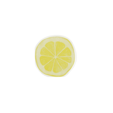 20 serviettes cocktail en papier - 24 x 24 cm - Collection Fizz Agrume - Couleur Jaune | jourdefete.com