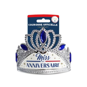 Diadème Miss Anniversaire, accessoire royal pour l’anniversaire | jourdefete.com